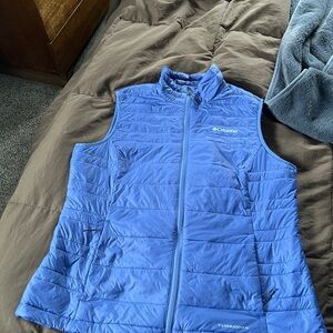Columbia Blue Puffer Vest